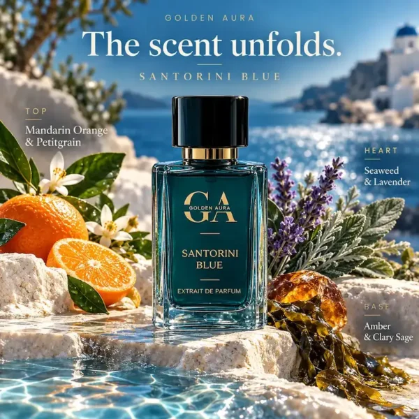 Santorini Blue | Fresh Aquatic Perfume for Men in India | 50 ml