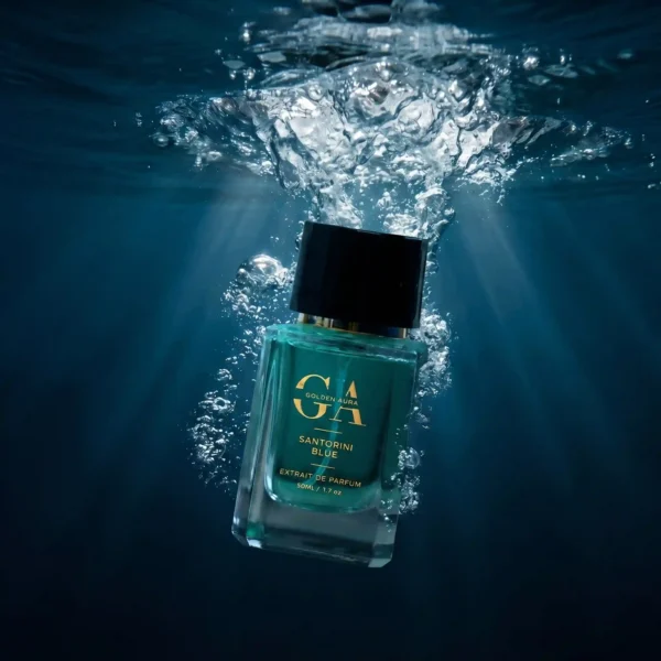 Santorini Blue bottle – fresh aquatic perfume for men in India
